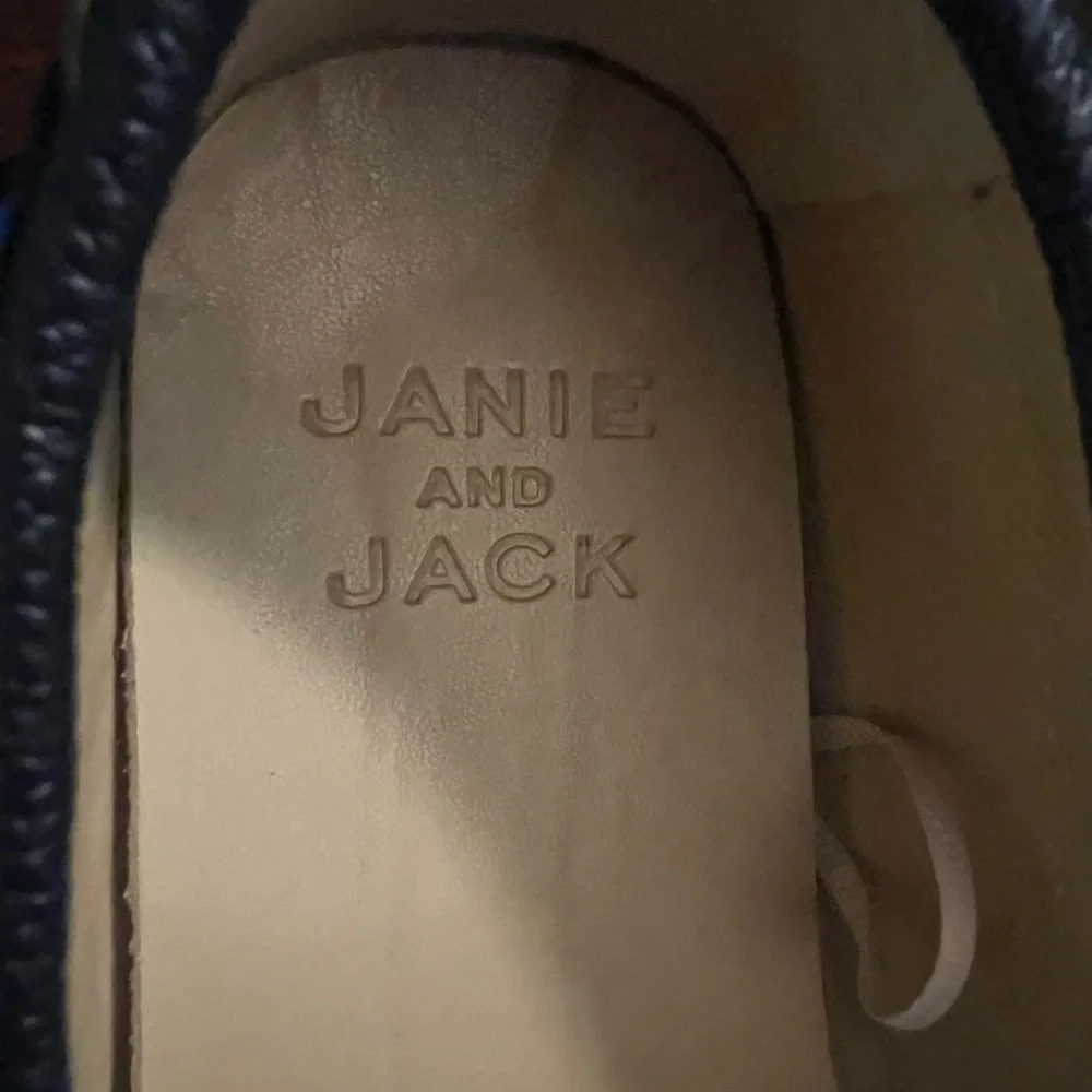 Janie and Jack Dark Blue  boys loafers size 2